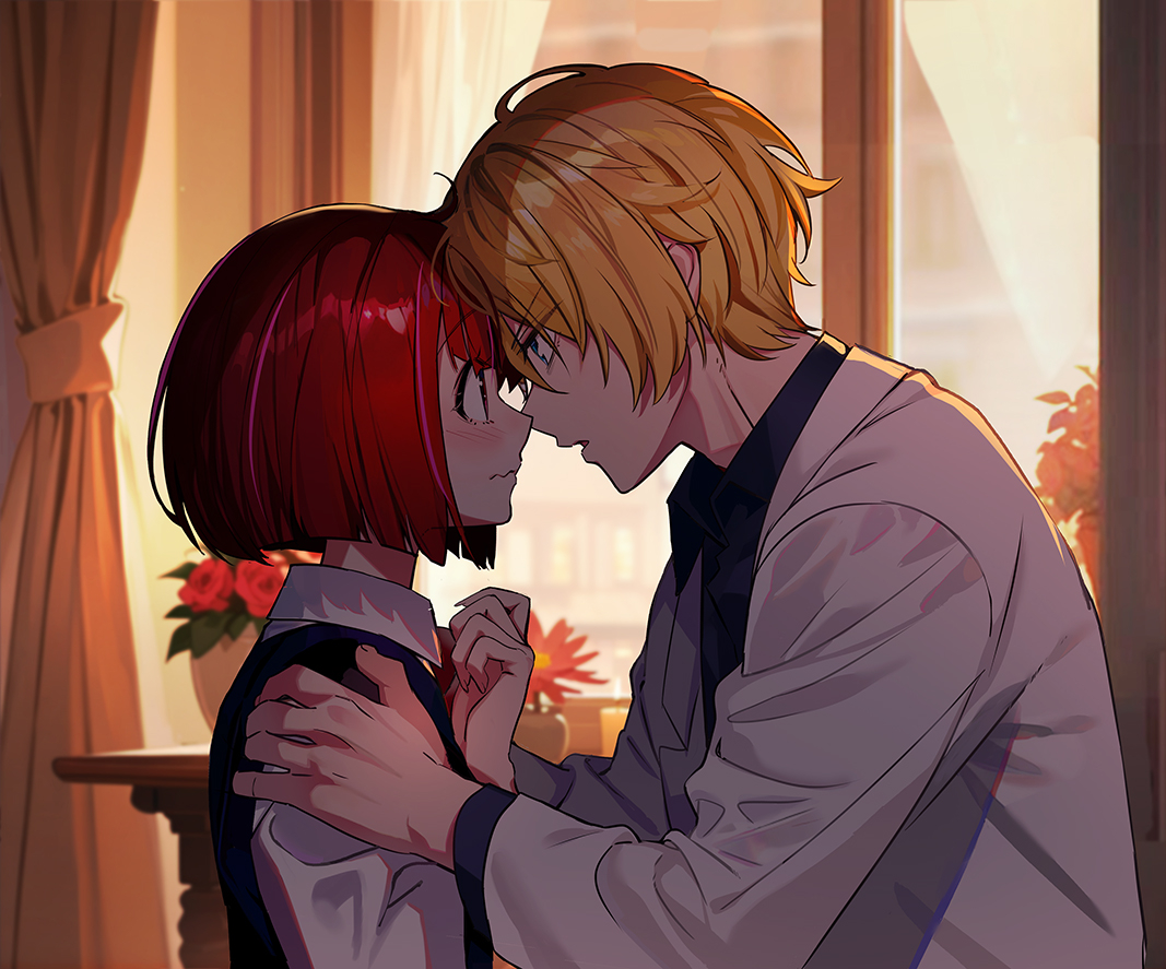 This is a pixiv picture whose title is アクアとかな.