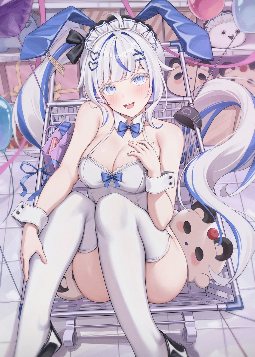 This is a pixiv picture whose title is 아오쿠모 린.