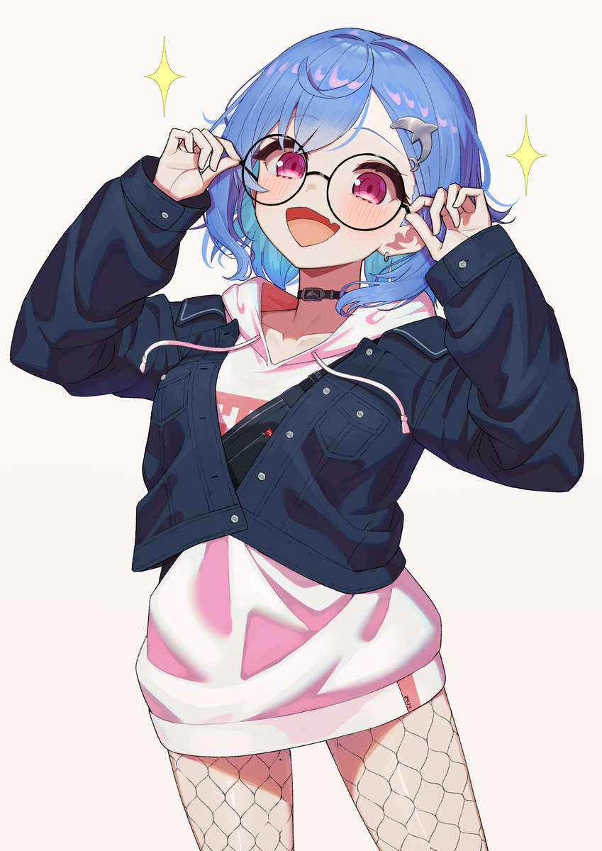 This is a pixiv picture whose title is メガネちぐちゃん.