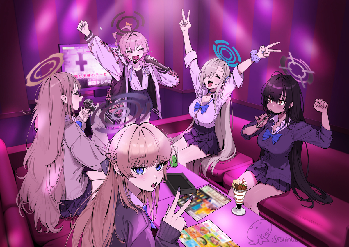 This is a pixiv picture whose title is C&C、遊びます！.