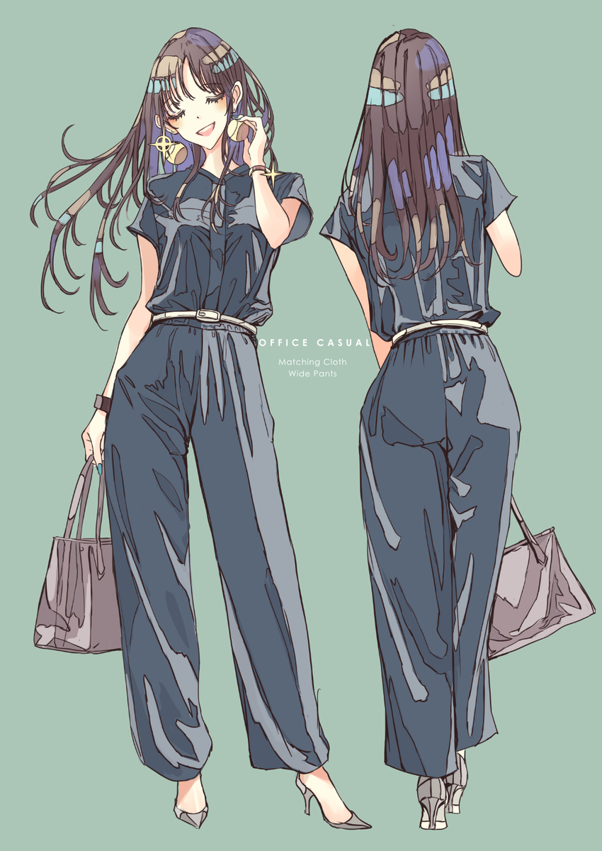 This is a pixiv picture whose title is セットアップコーデ.