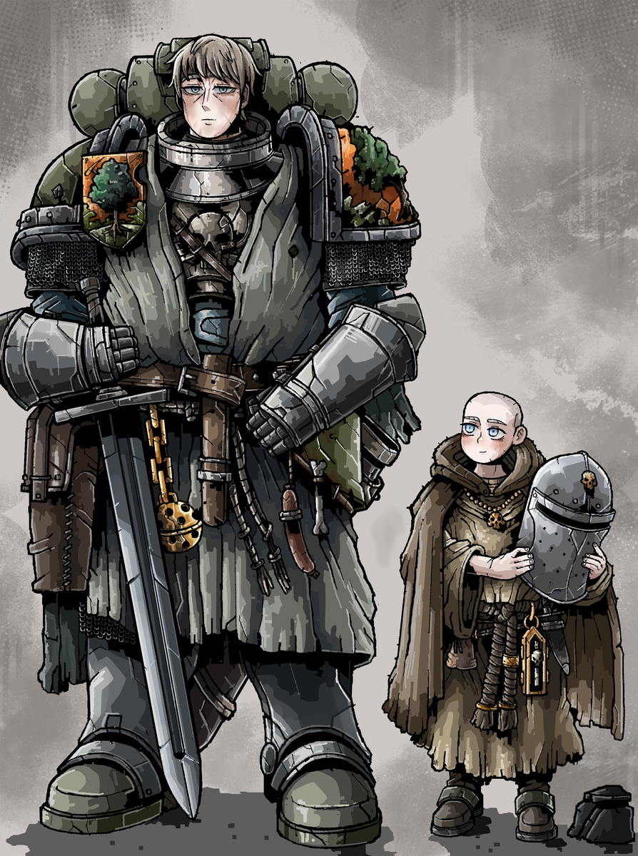 This is a pixiv picture whose title is Duncan the Tall and Squire Egg.