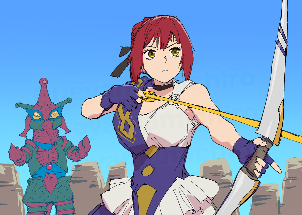 This is a pixiv picture whose title is ヒッポリュテ星人.