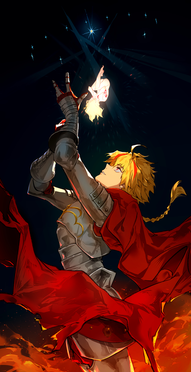 This is a pixiv picture whose title is 座に刻まれたひと欠片.