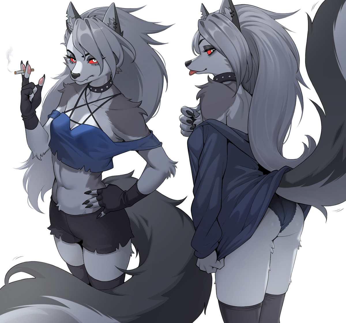 This is a pixiv picture whose title is Loona.