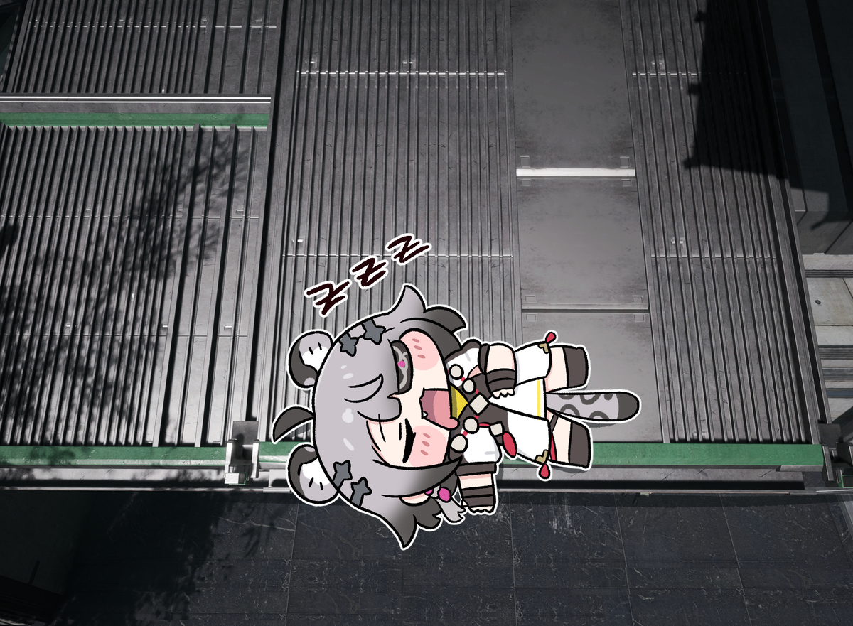 This is a pixiv picture whose title is 그..머리위에....