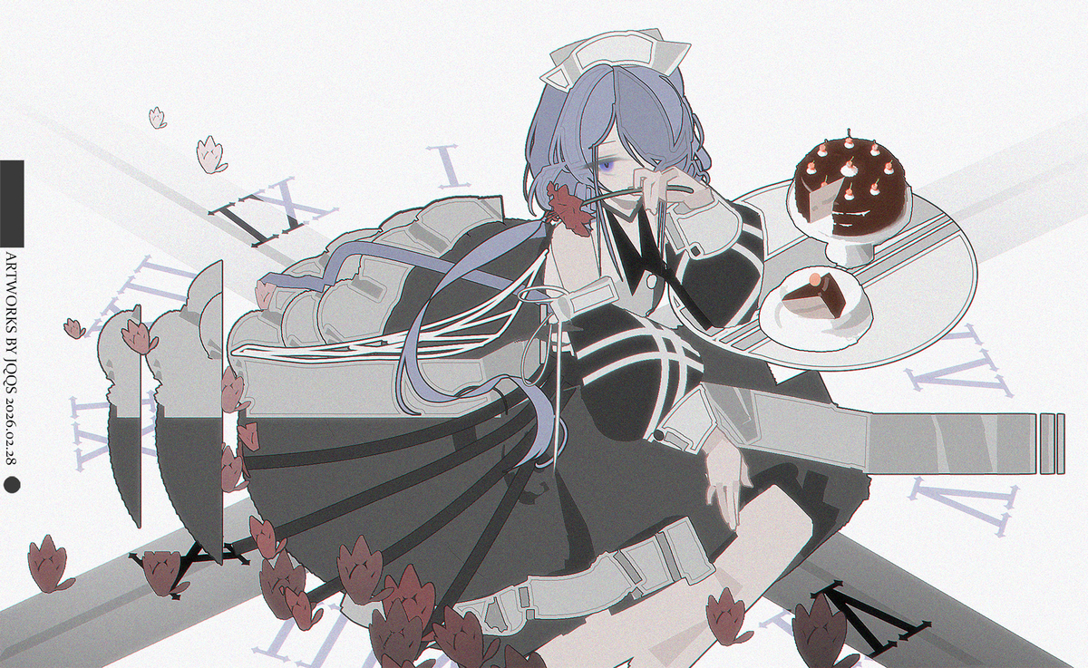 This is a pixiv picture whose title is 絮雨.