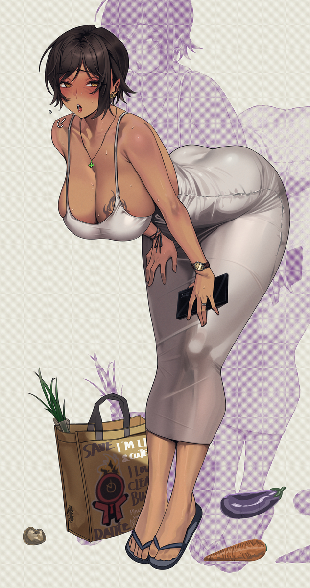 This is a pixiv picture whose title is 무엇이든 입어주는 오티스씨! - 장보기.