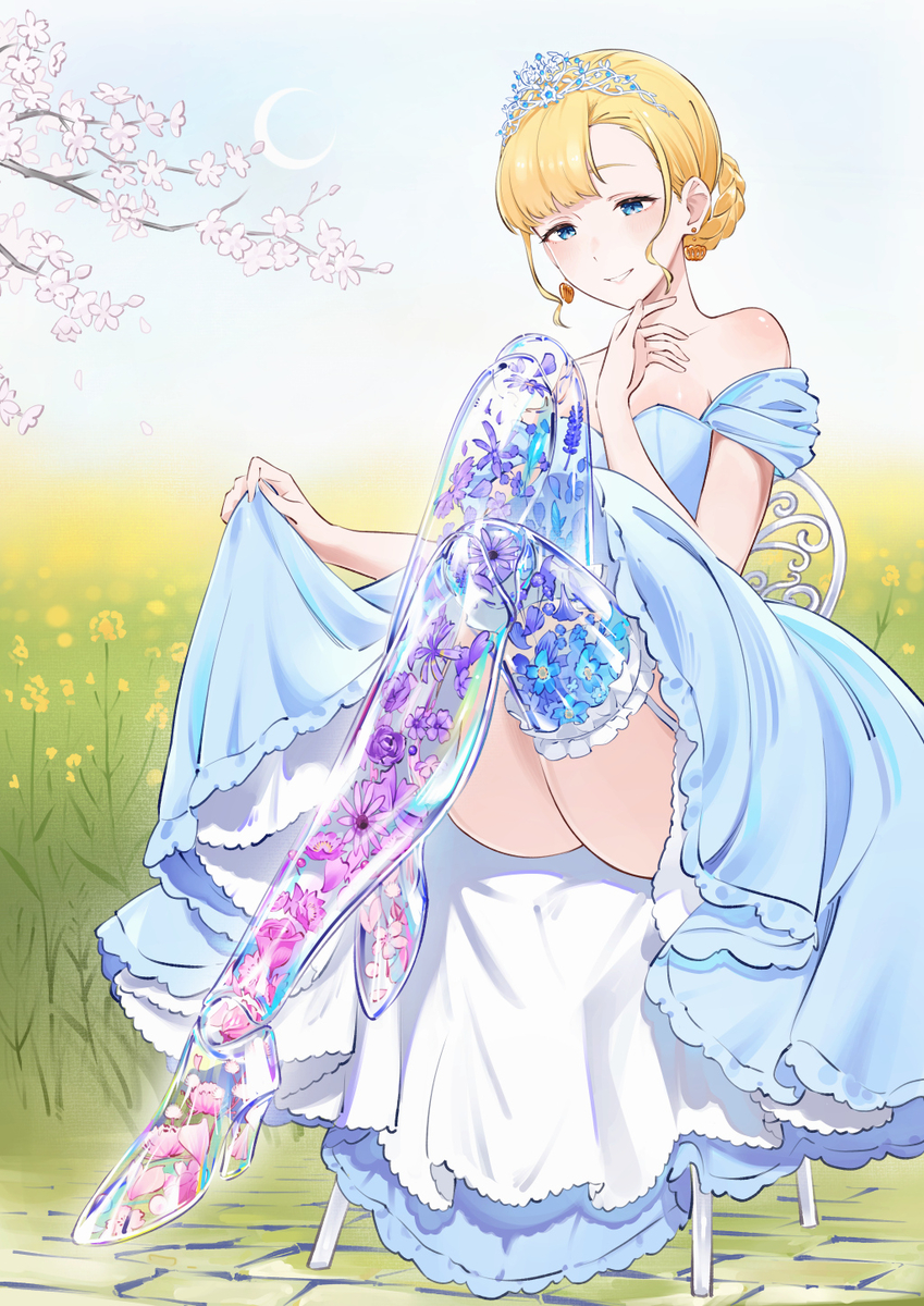 This is a pixiv picture whose title is 花咲く春のシンデレラ.