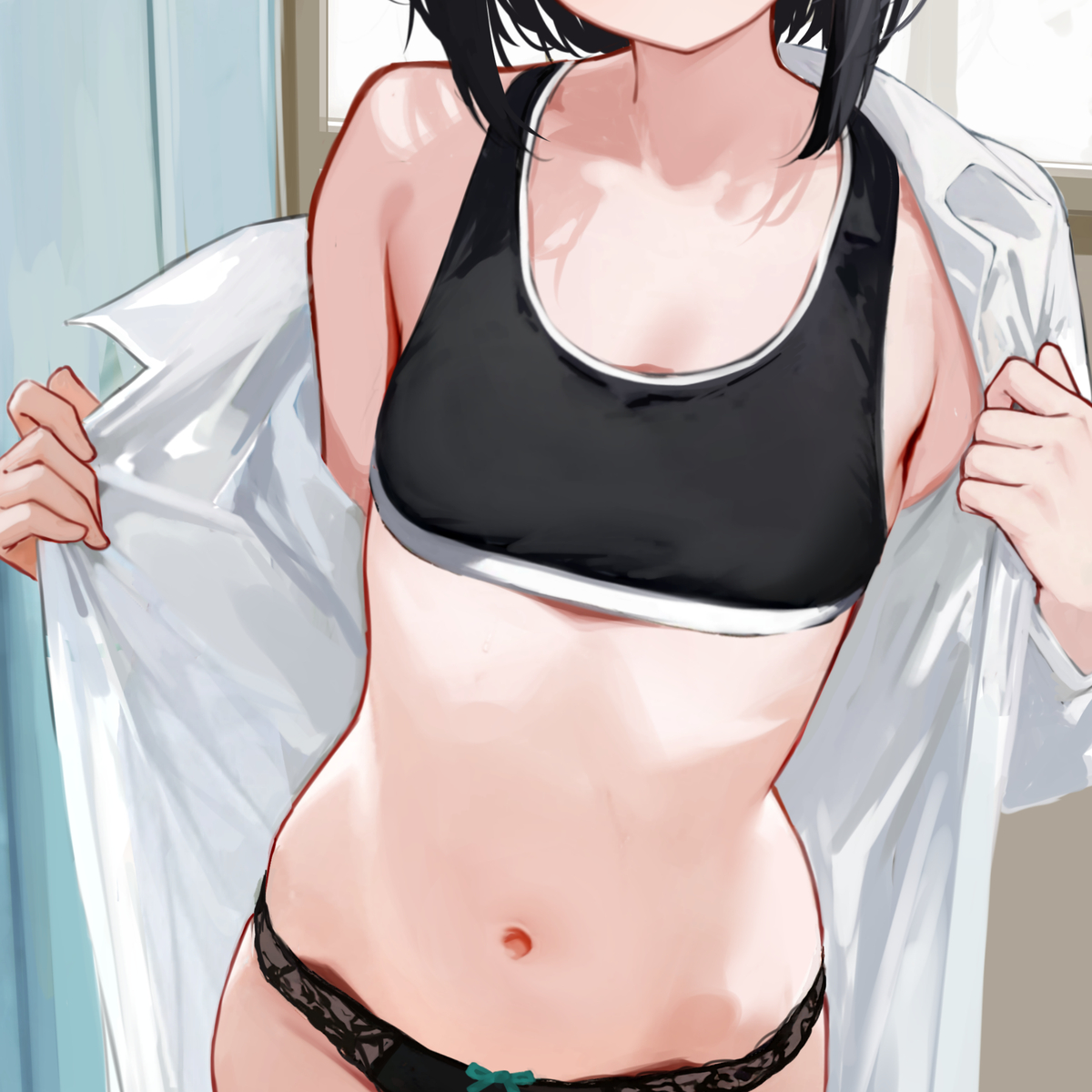 This is a pixiv picture whose title is 「…おい、今『ちっさ…』って思っただろ？」.