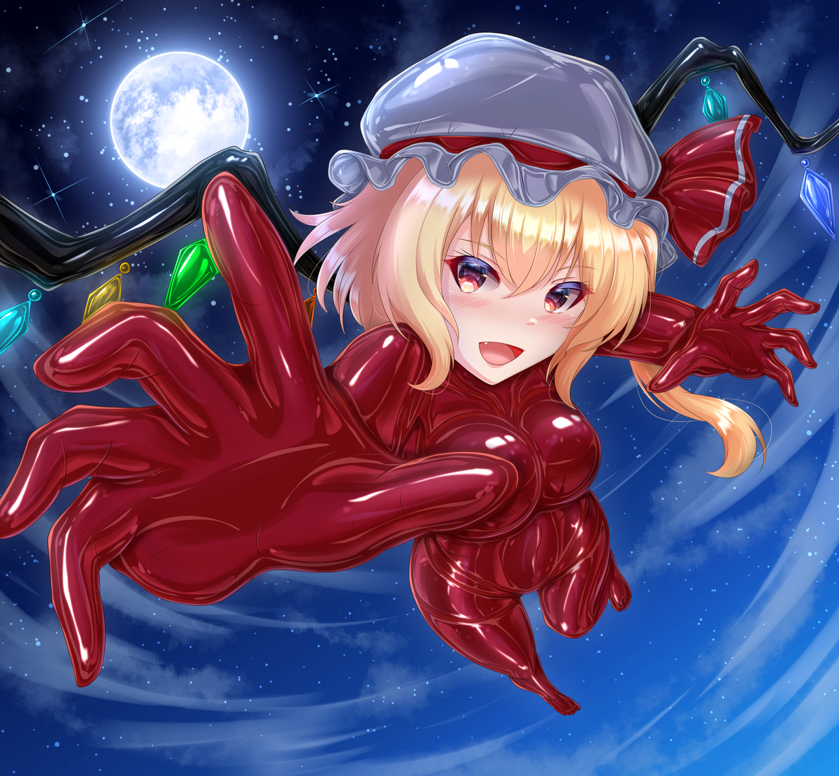 This is a pixiv picture whose title is ぴっちりラバーフラン.