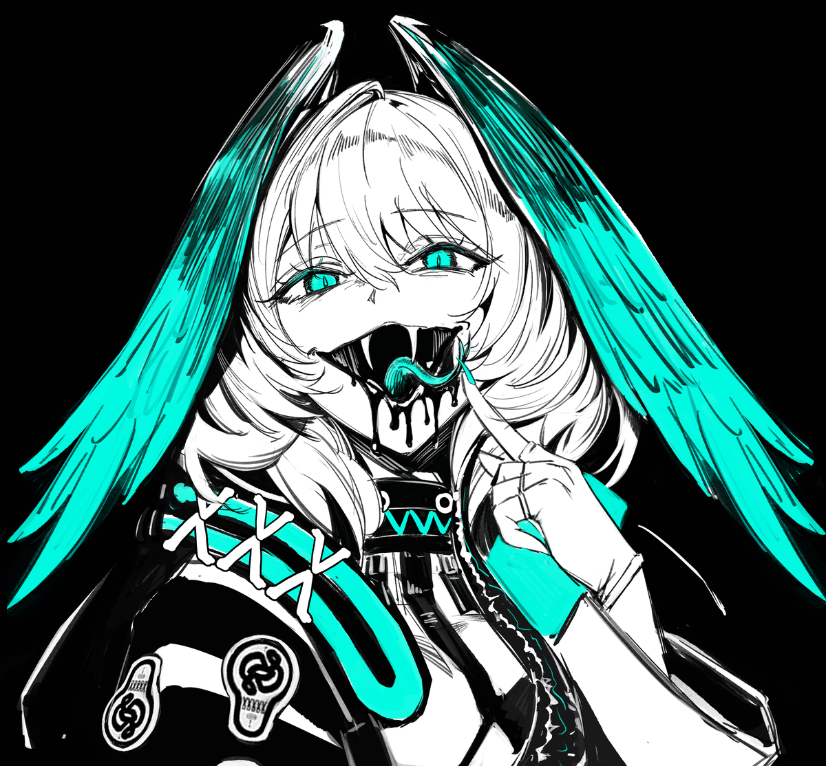 This is a pixiv picture whose title is 🐍.