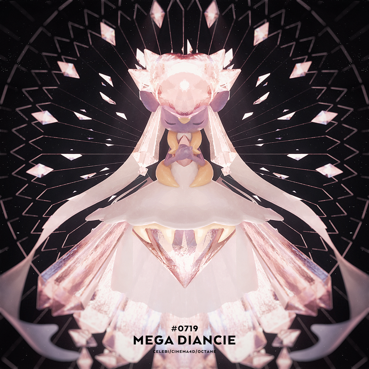 This is a pixiv picture whose title is メガディアンシー.