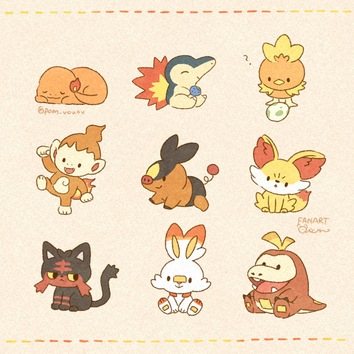 This is a pixiv picture whose title is ポケモン30周年おめでとうございます！②.