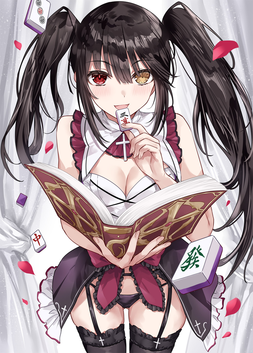 This is a pixiv picture whose title is 時崎狂三.