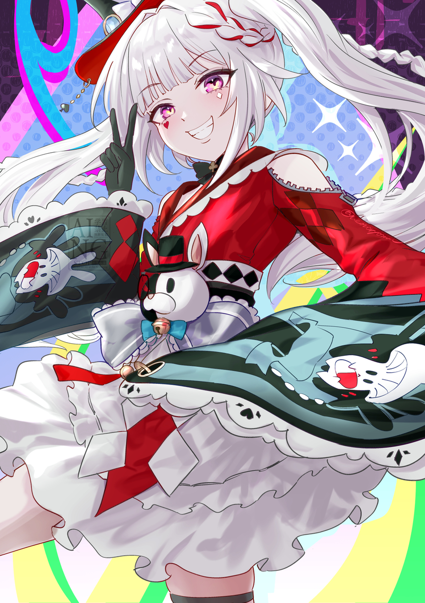 This is a pixiv picture whose title is 火花.