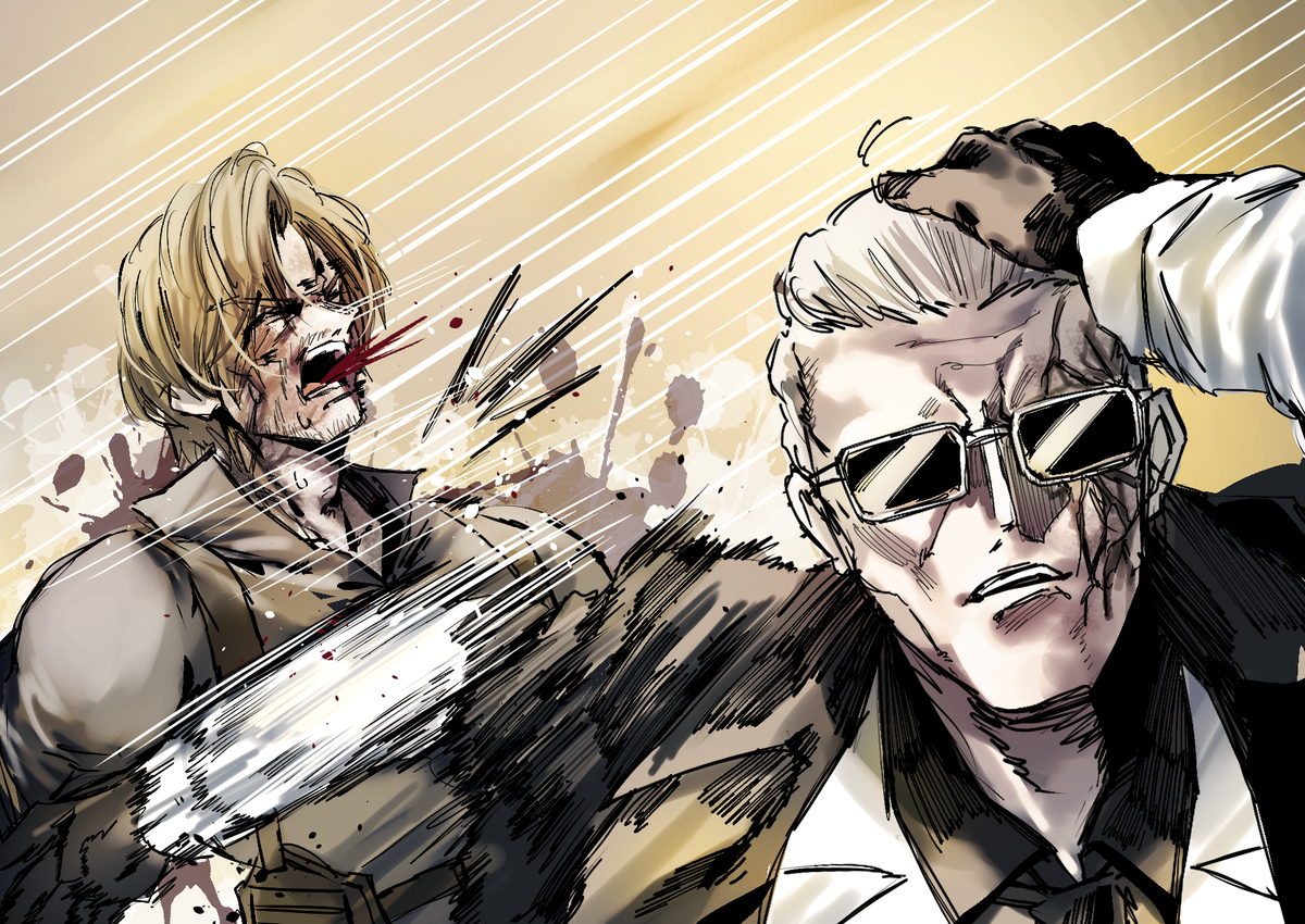 This is a pixiv picture whose title is バイオレクイエムのラクガキ.