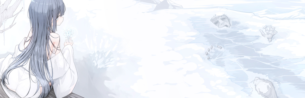 This is a pixiv picture whose title is [Comm] 雪女.