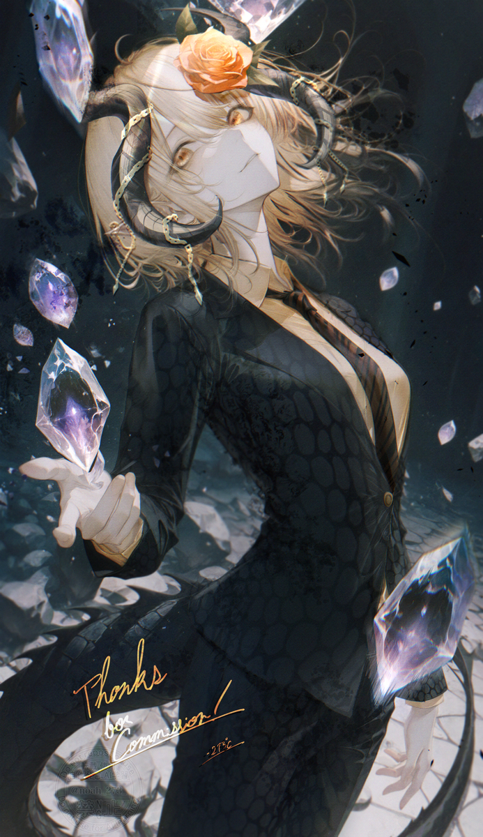 This is a pixiv picture whose title is Skeb/oc.