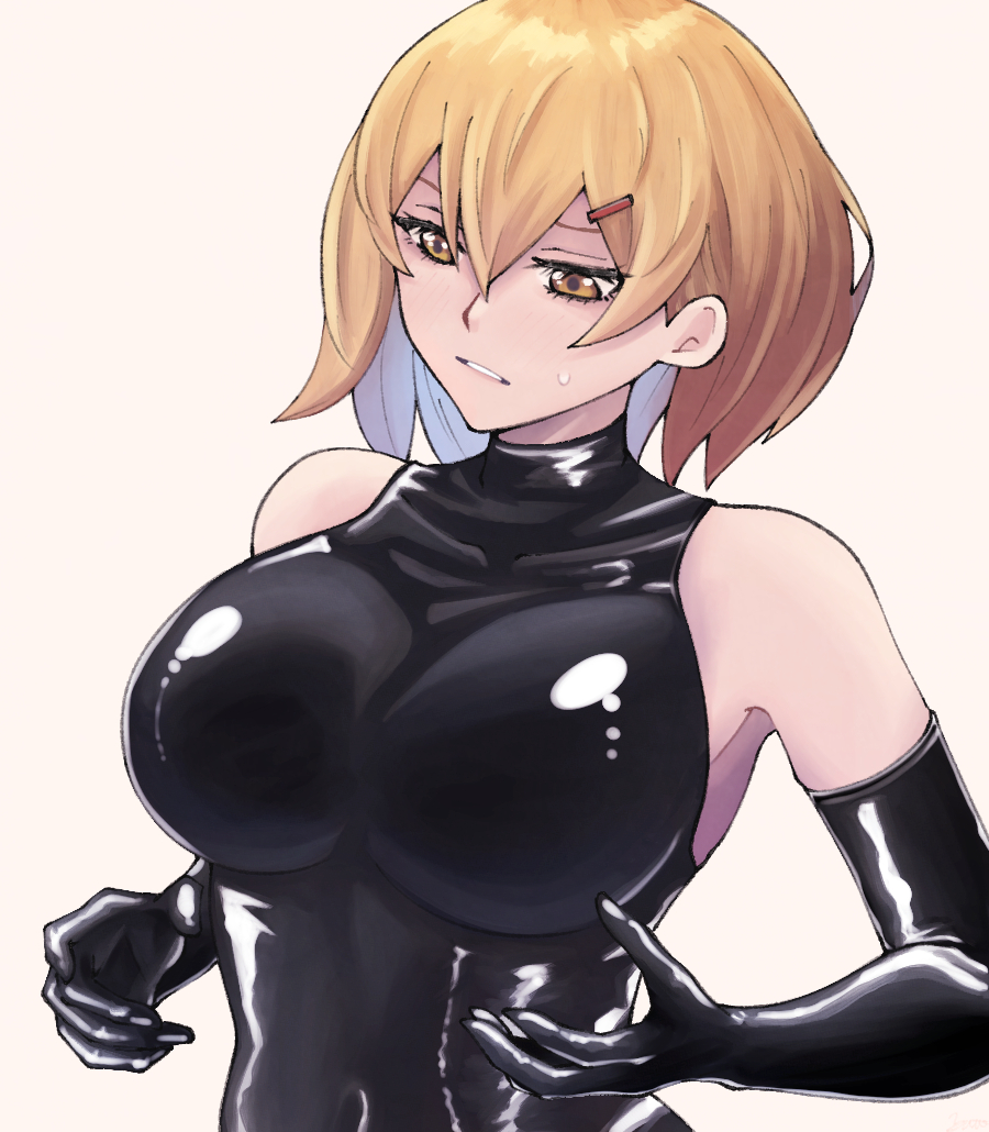 This is a pixiv picture whose title is ぴっちり触手服.