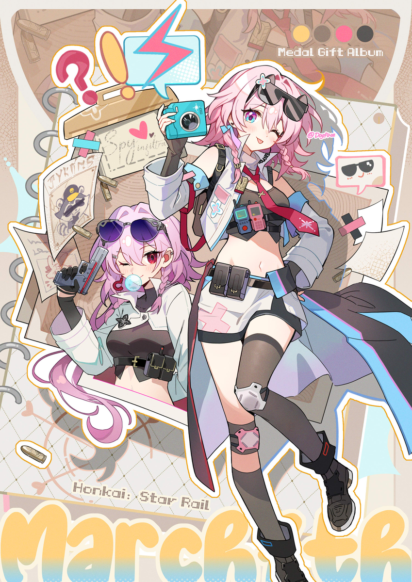 This is a pixiv picture whose title is 天才特工小三月！✨.