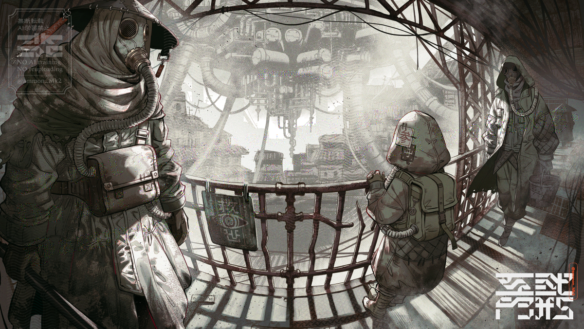 This is a pixiv picture whose title is 下層.