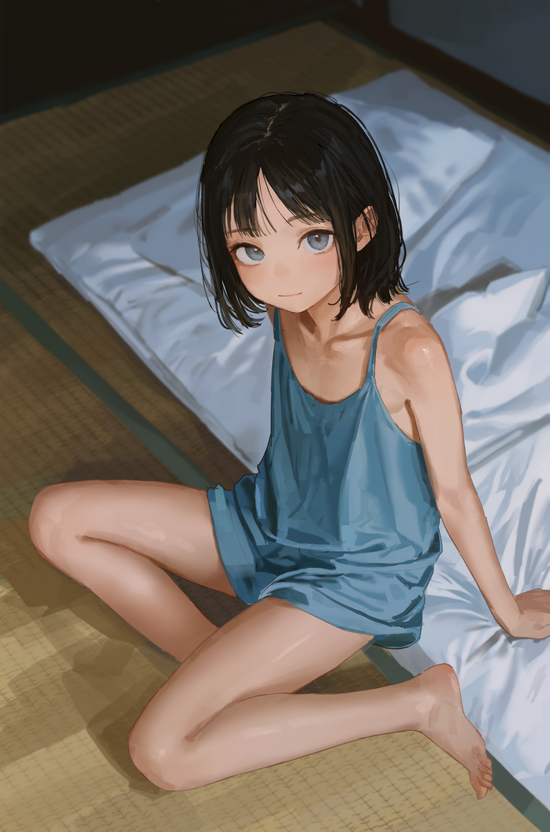 This is a pixiv picture whose title is 少女.