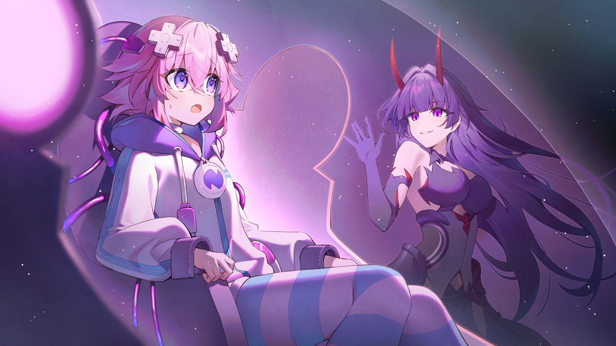 This is a pixiv picture whose title is 💜.