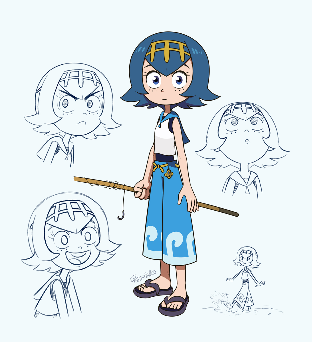 This is a pixiv picture whose title is "Lana".