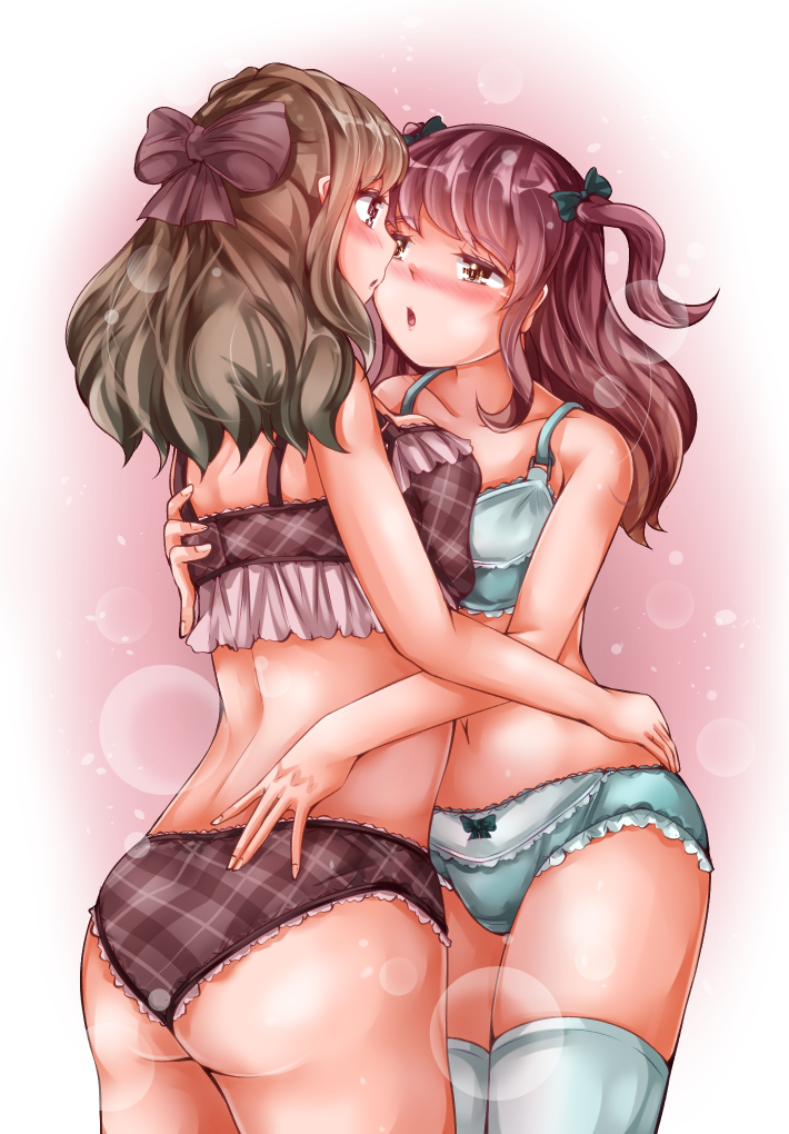 This is a pixiv picture whose title is 『キス…したい…❤️』.