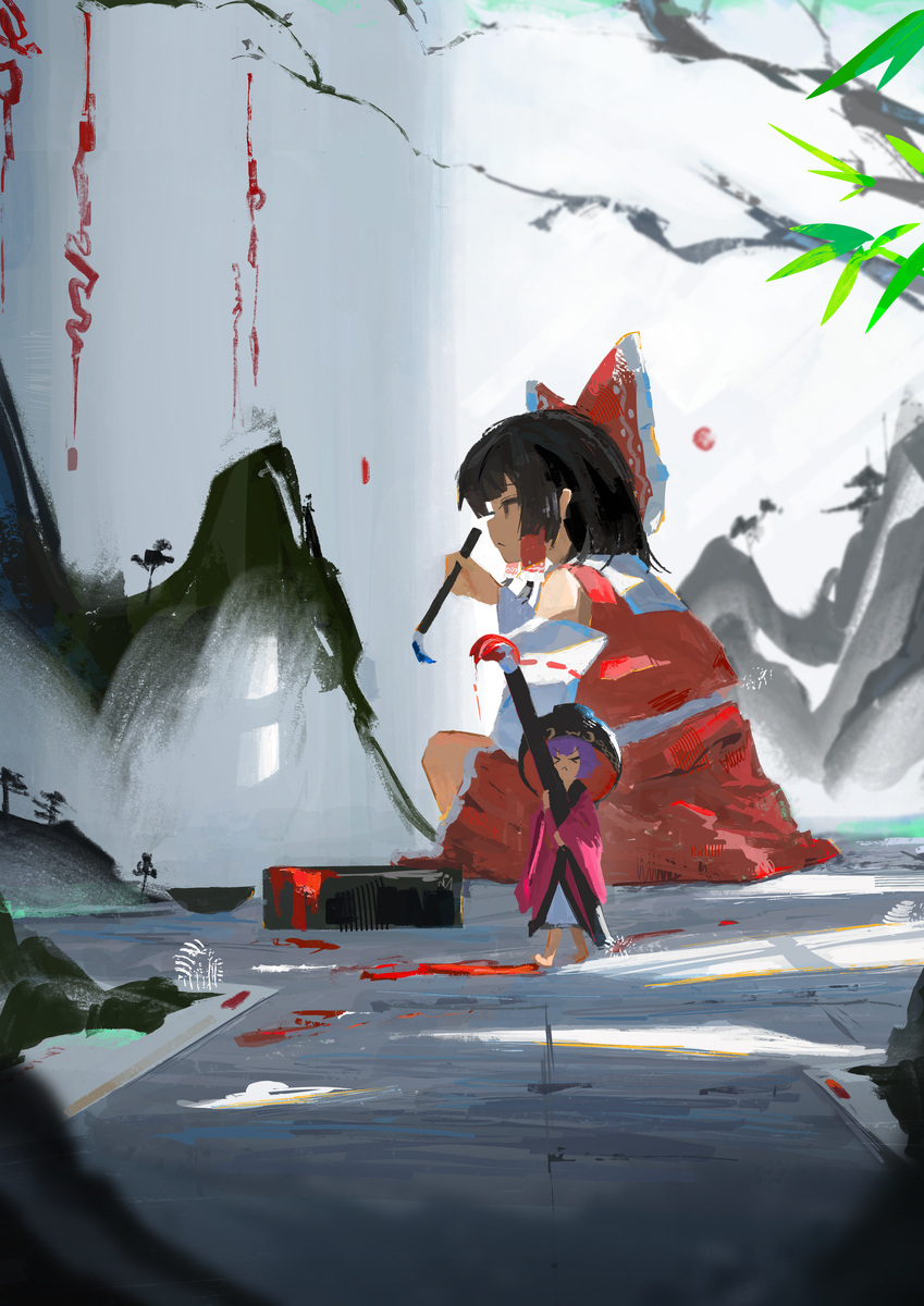 This is a pixiv picture whose title is 1.