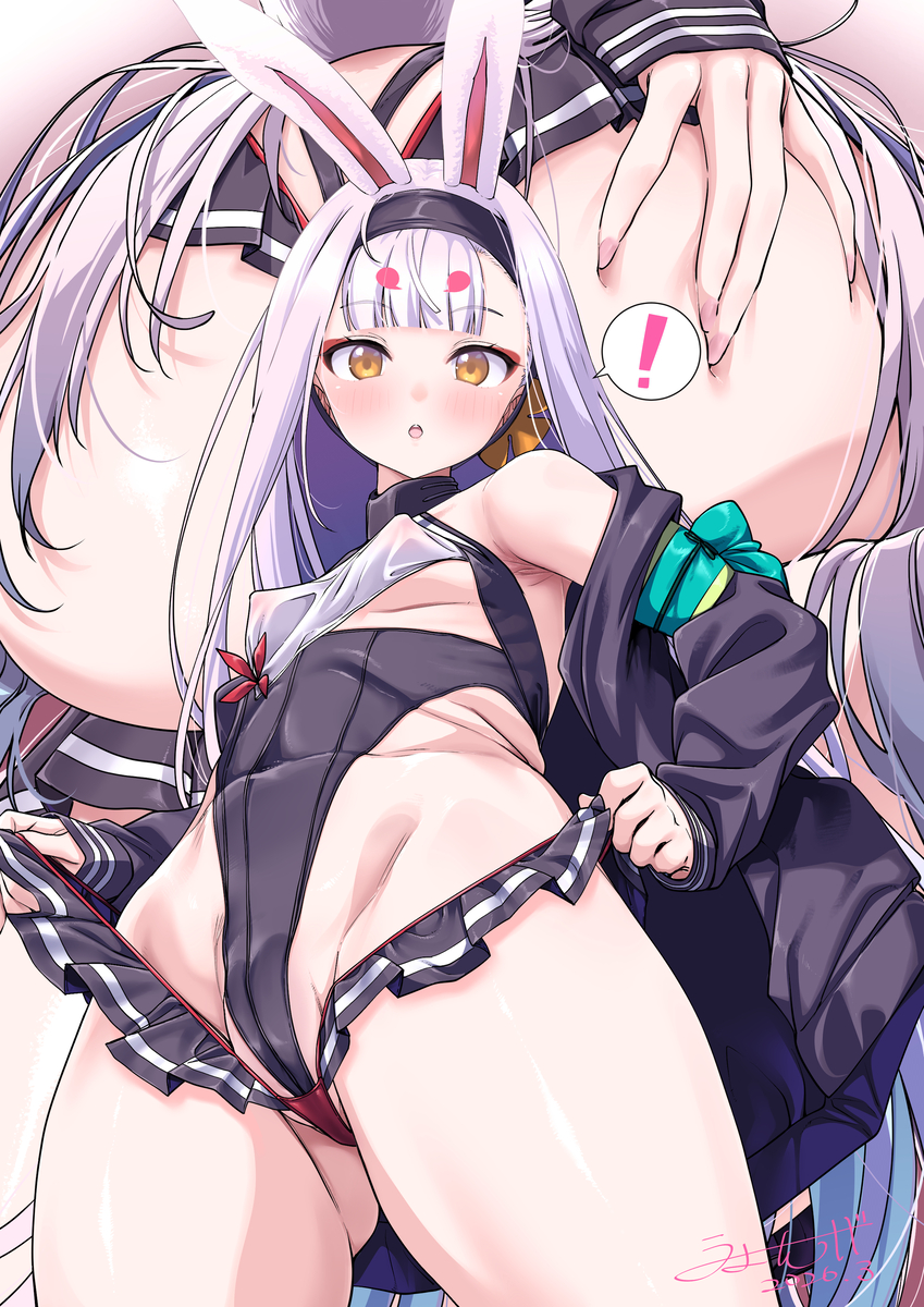 This is a pixiv picture whose title is 島風ちゃん！.