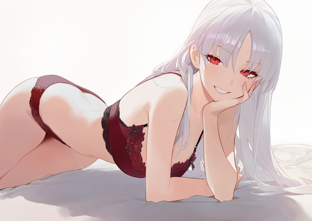 This is a pixiv picture whose title is you can not resist.