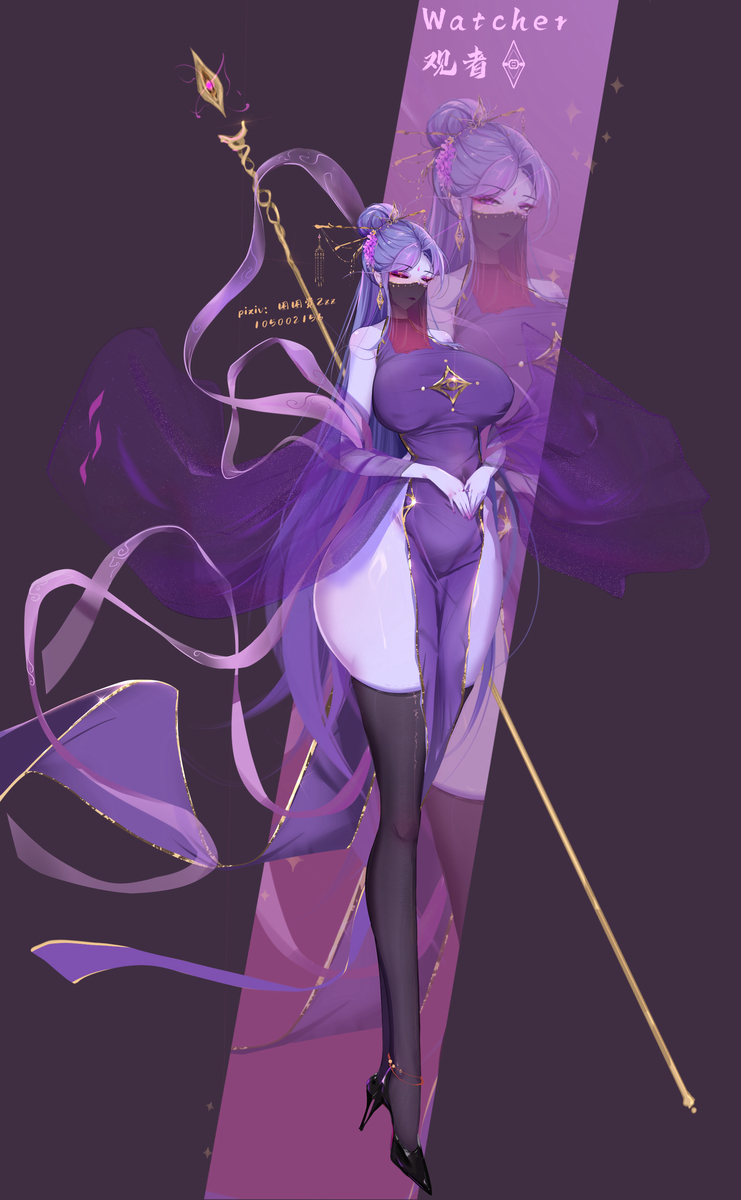 This is a pixiv picture whose title is 观者watcher.