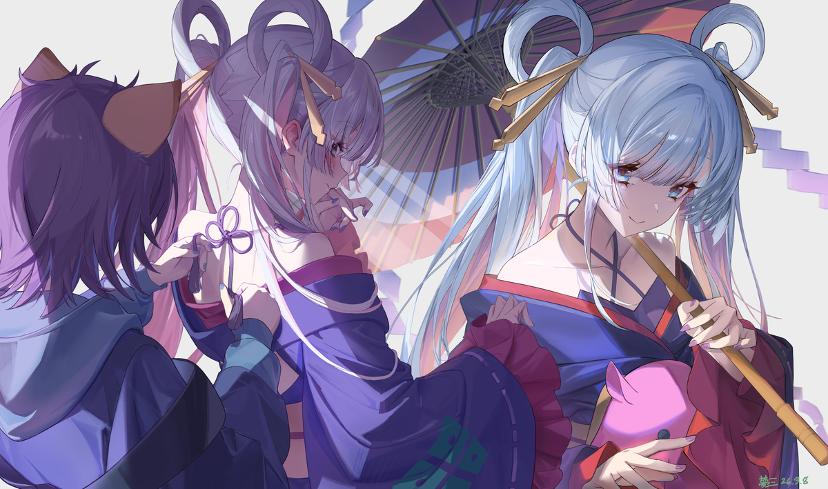 This is a pixiv picture whose title is 若干いろヤチです。.