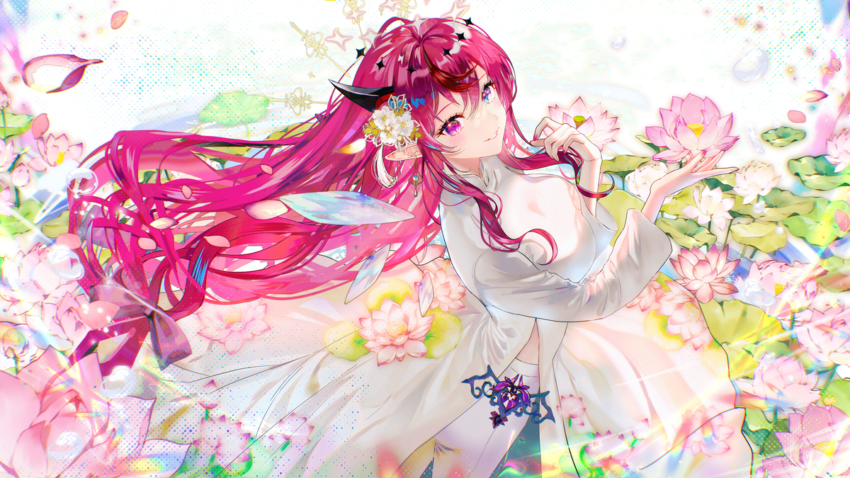 This is a pixiv picture whose title is 🪷💎💖.