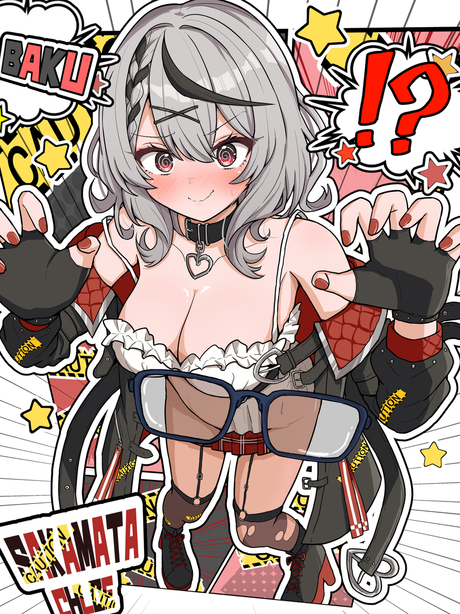 This is a pixiv picture whose title is 🎣「⁉️」.