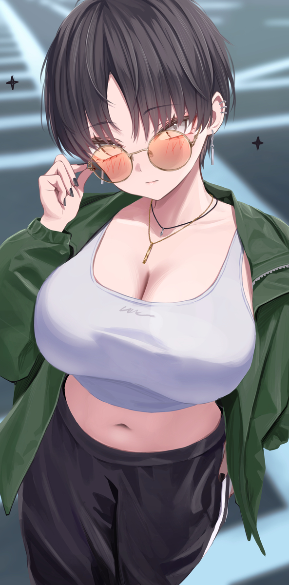 This is a pixiv picture whose title is 脳をバグらせてくる系女子.