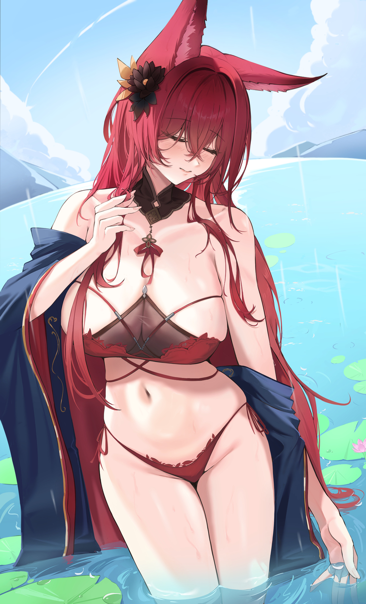 This is a pixiv picture whose title is 千歳.