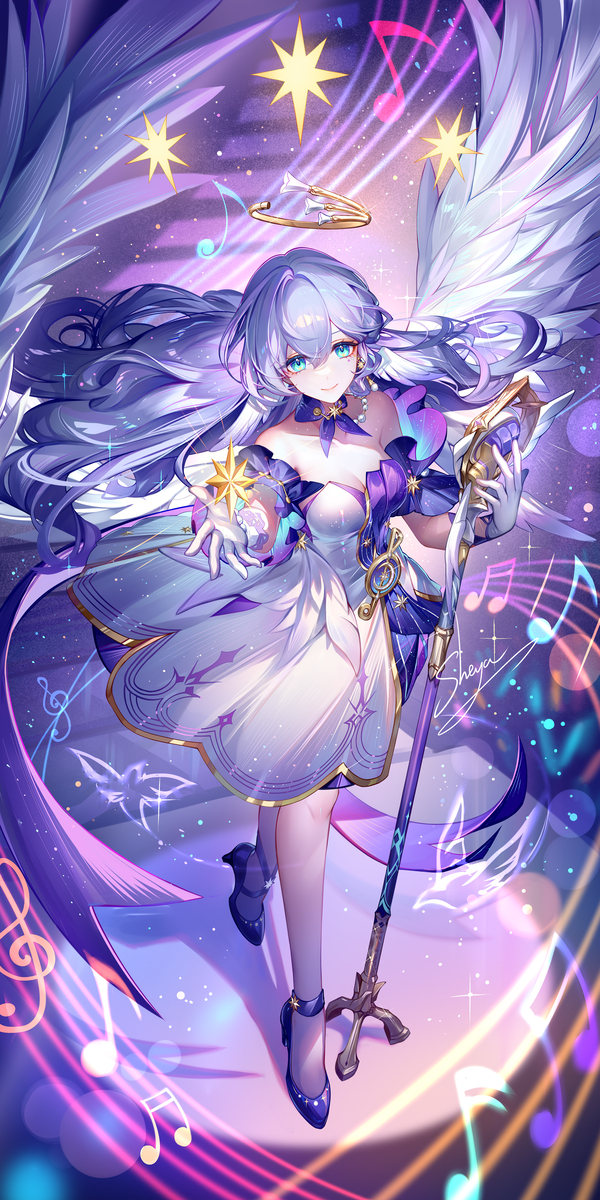 This is a pixiv picture whose title is ⭐.