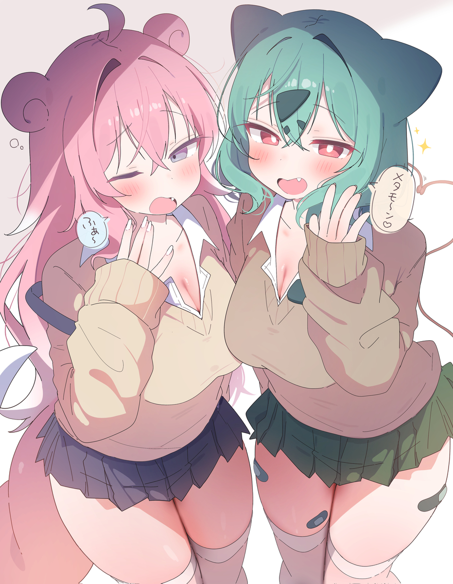 This is a pixiv picture whose title is ギャルポケモンが現れた！.