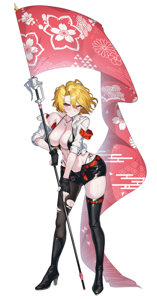 This is a pixiv picture whose title is 7코 마츠리 레이싱 산초.