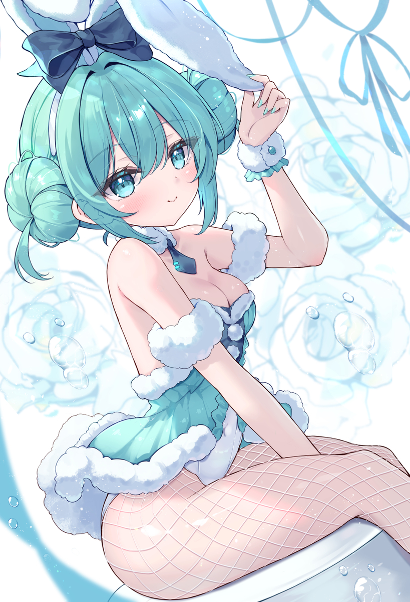 This is a pixiv picture whose title is ミクの日2026💙.