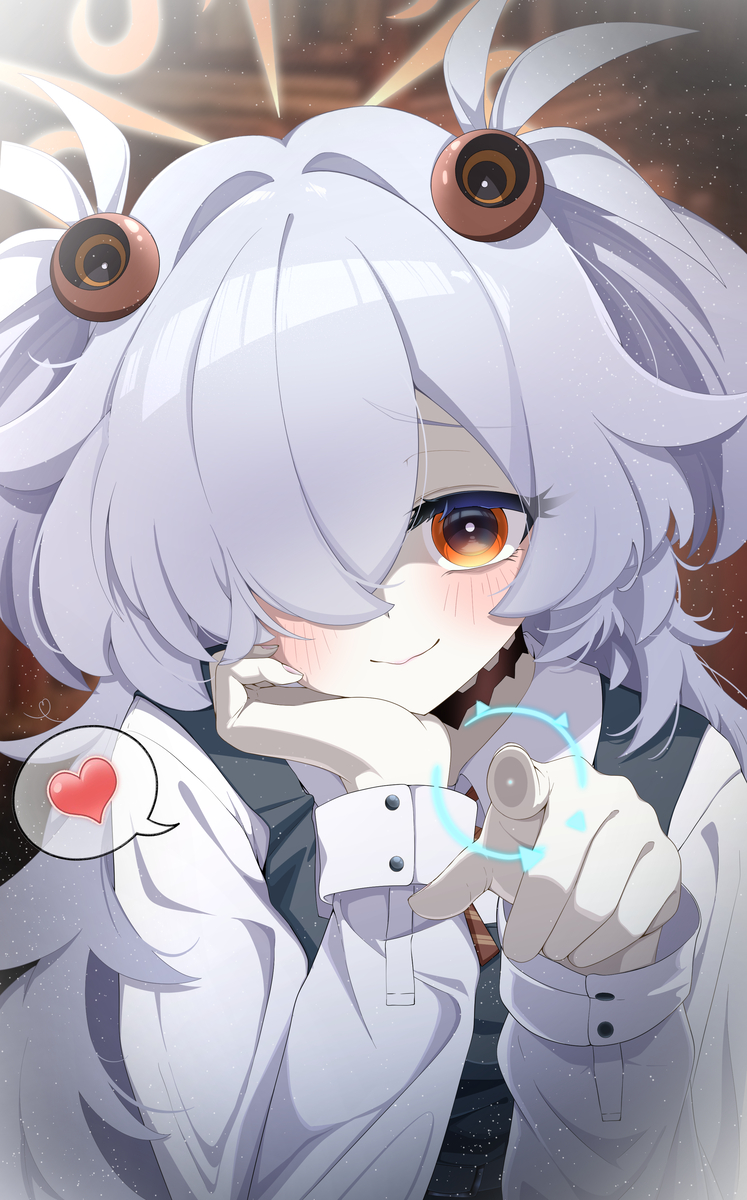 This is a pixiv picture whose title is そこに､いるんだねぇ……♡イヒヒ…♡.