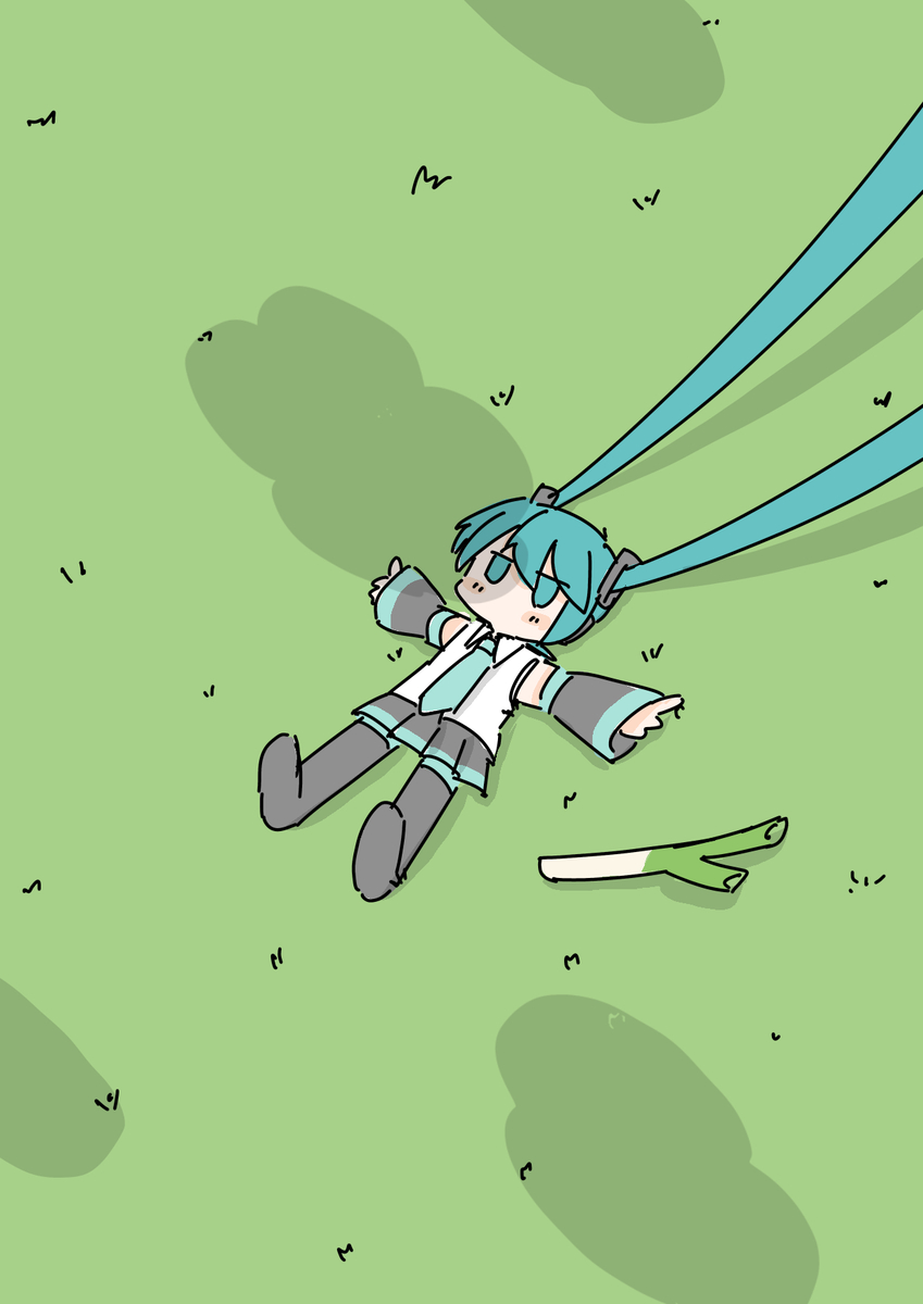 This is a pixiv picture whose title is ミクの日.