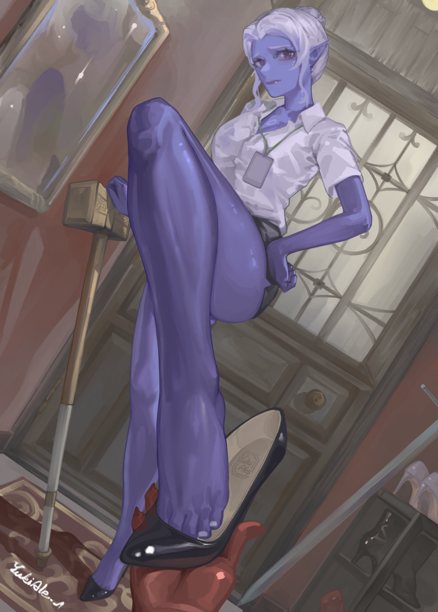 This is a pixiv picture whose title is Minthara.