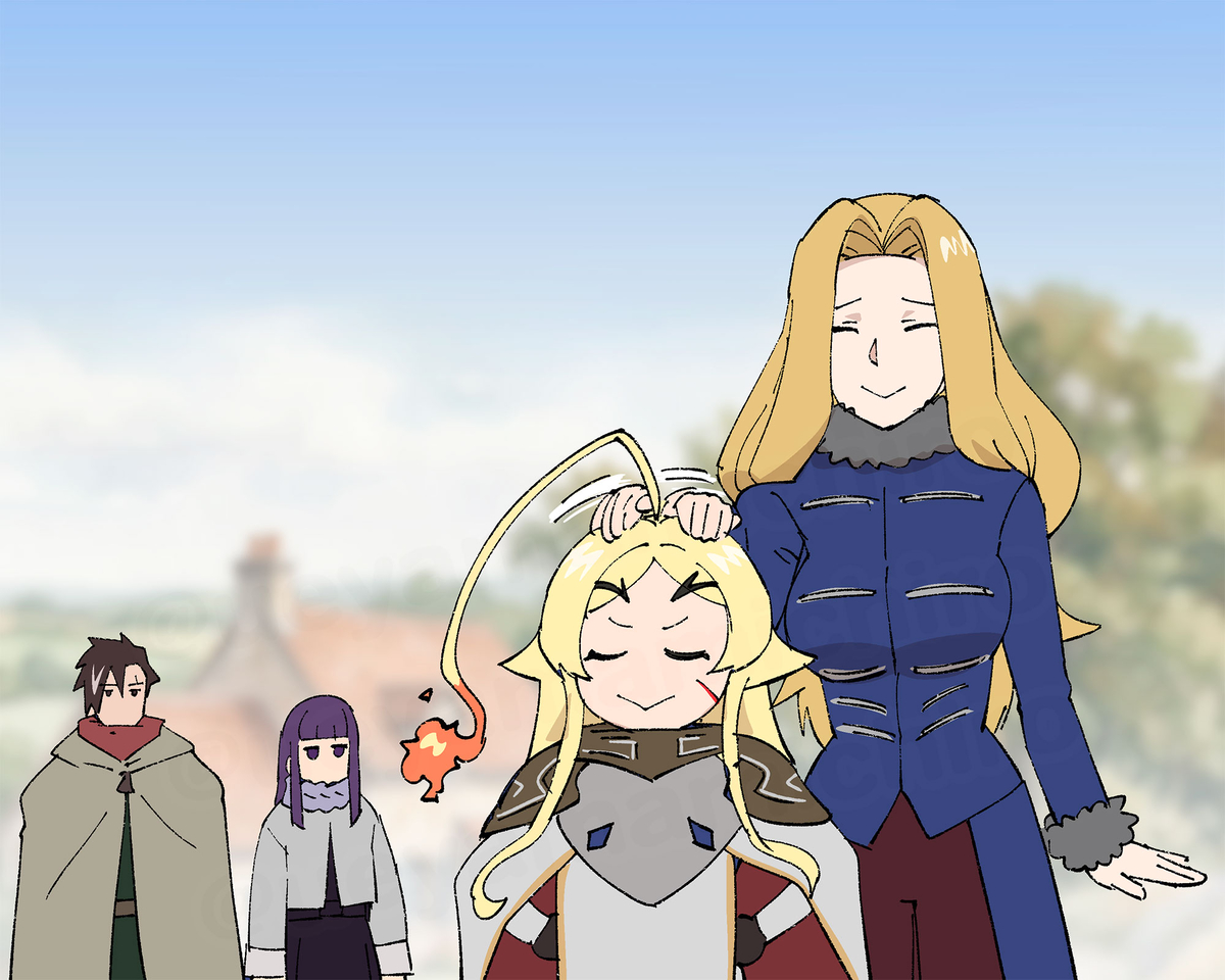 This is a pixiv picture whose title is なでなでしたい女とされたい女.