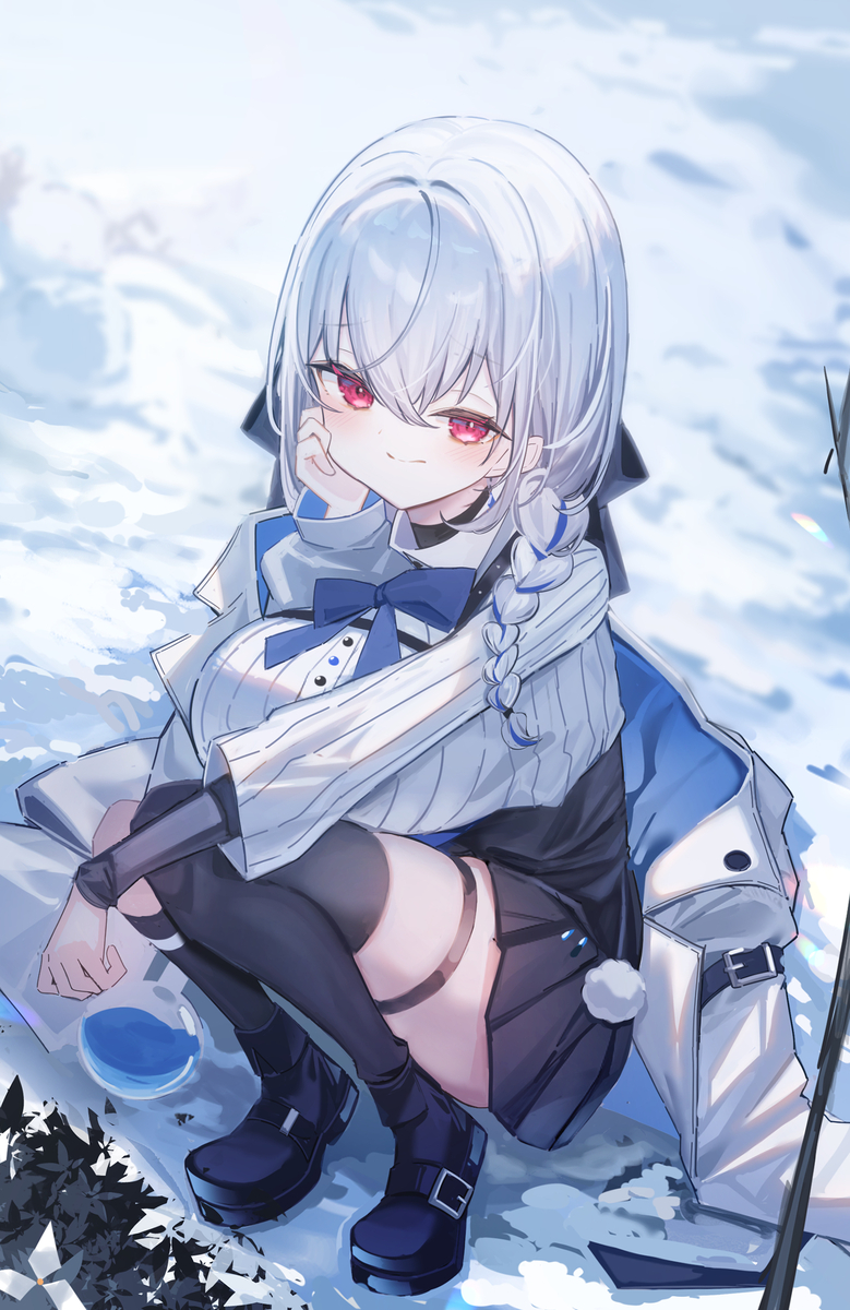 This is a pixiv picture whose title is 葉加瀬冬雪.