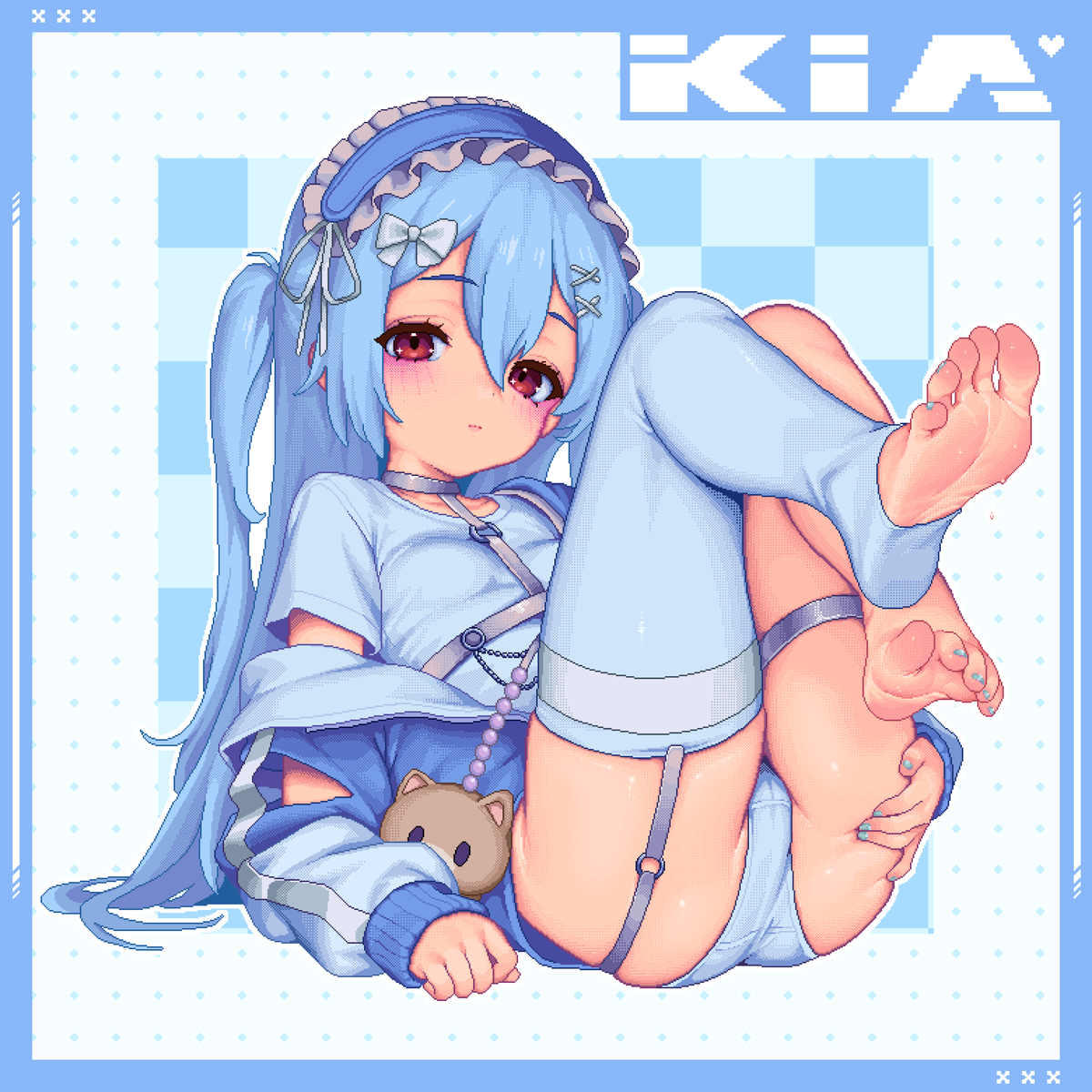 This is a pixiv picture whose title is 稿件展示（KIA）䓅亚.