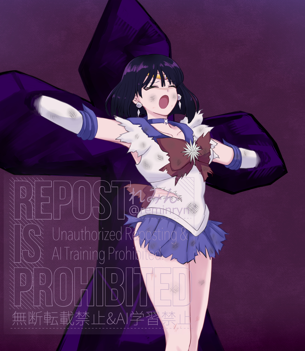 This is a pixiv picture whose title is サターンピンチ.